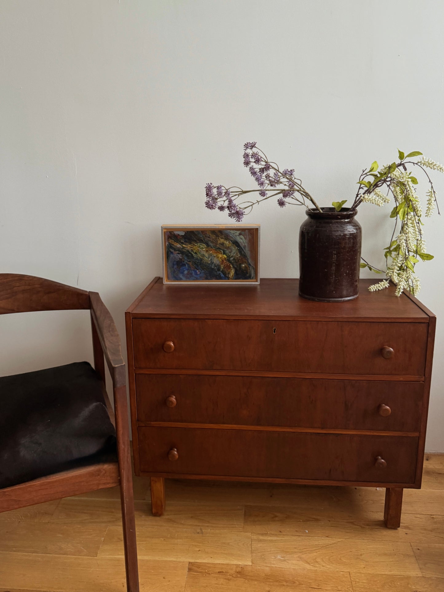 swedish teak chest of drawers, c. 1960s