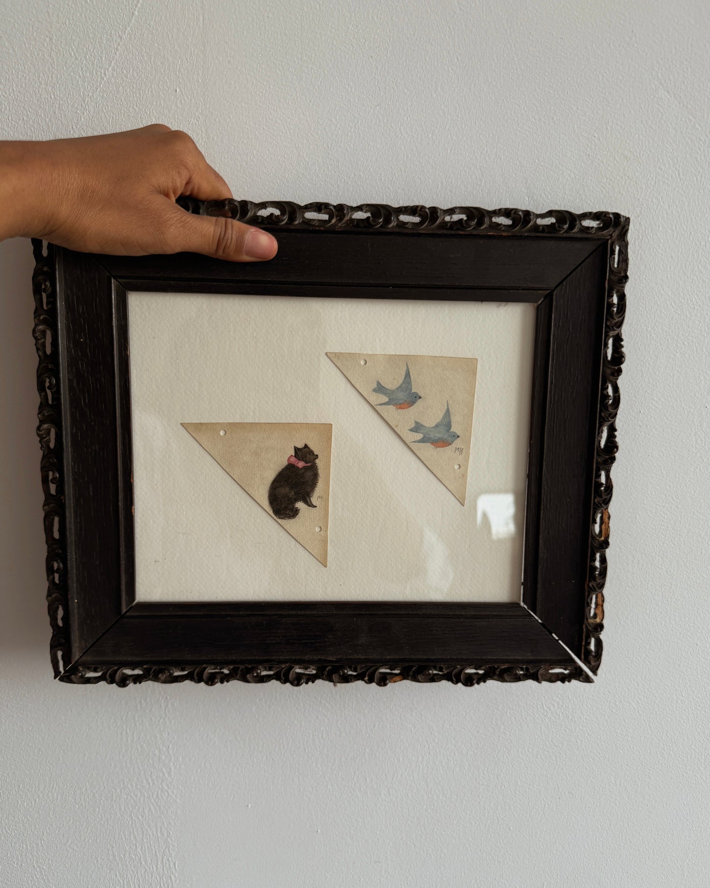 antique victorian watercolor