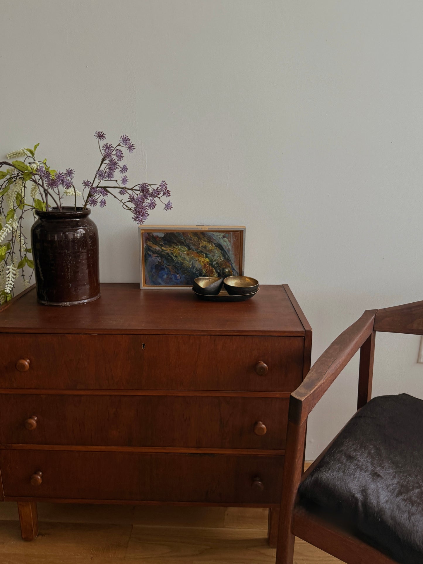 swedish teak chest of drawers, c. 1960s